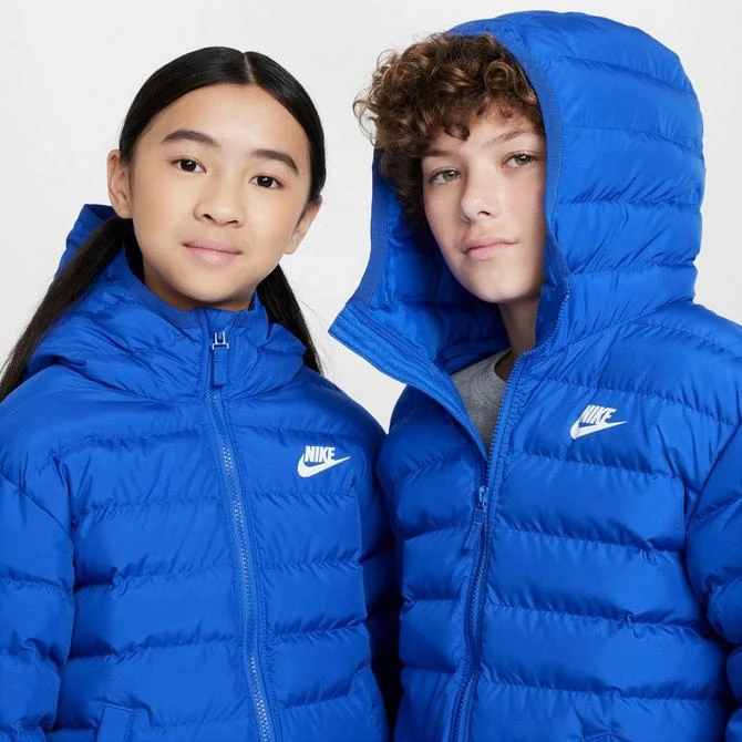NIKE Kids' Nike Sportswear Lightweight Synthetic Fill Hooded Jacket 4