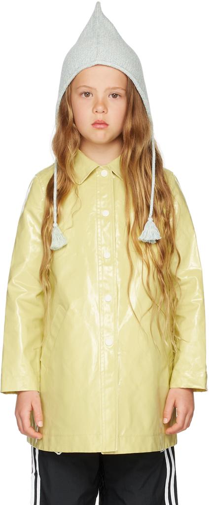 Misha 
Puff Kids Blue 
White Cottonseed Bonnet