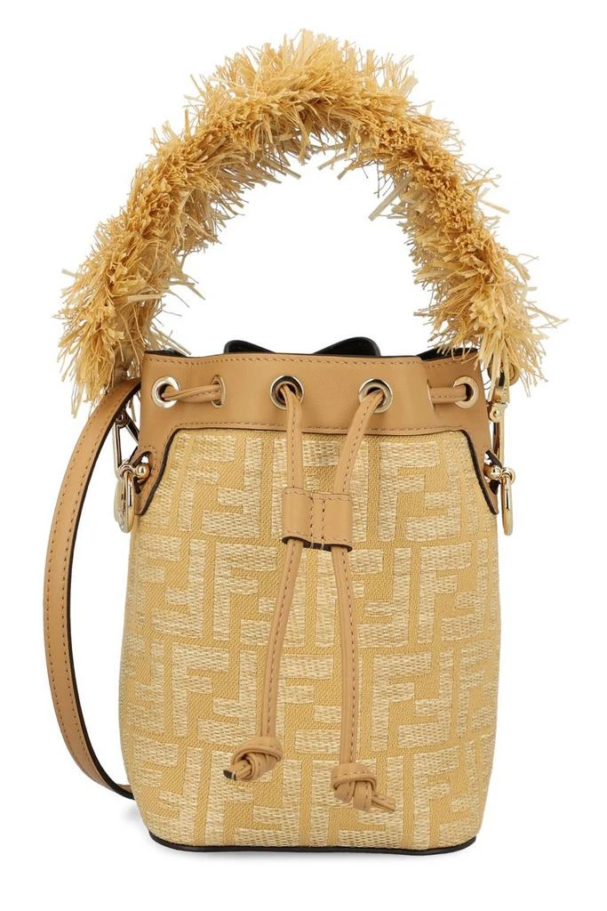 Fendi Fendi Mon Tresor FF Jacquard Drawstring Bucket Bag 1