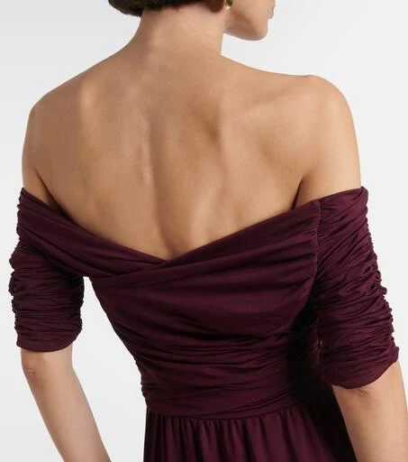 Altuzarra Charlotte ruched jersey maxi dress 6