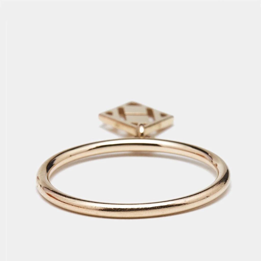 Hermes Hermès Gambade 18k Rose Gold Ring Size 55 5