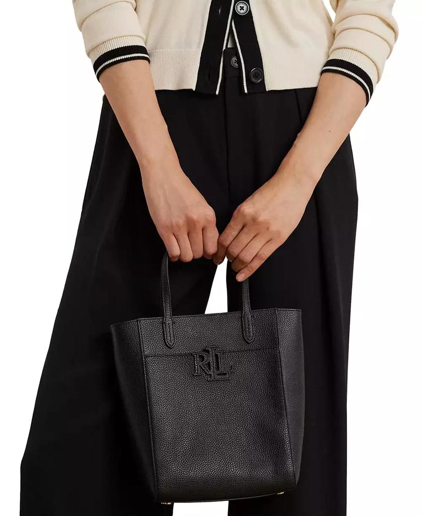 Ralph Lauren Pebbled Leather Small Cameryn Tote Bag
