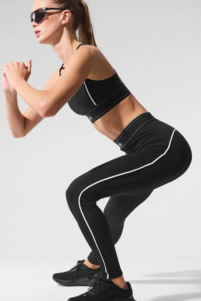 Alo Airlift High-Waist Suit Up Legging - Black/White 6
