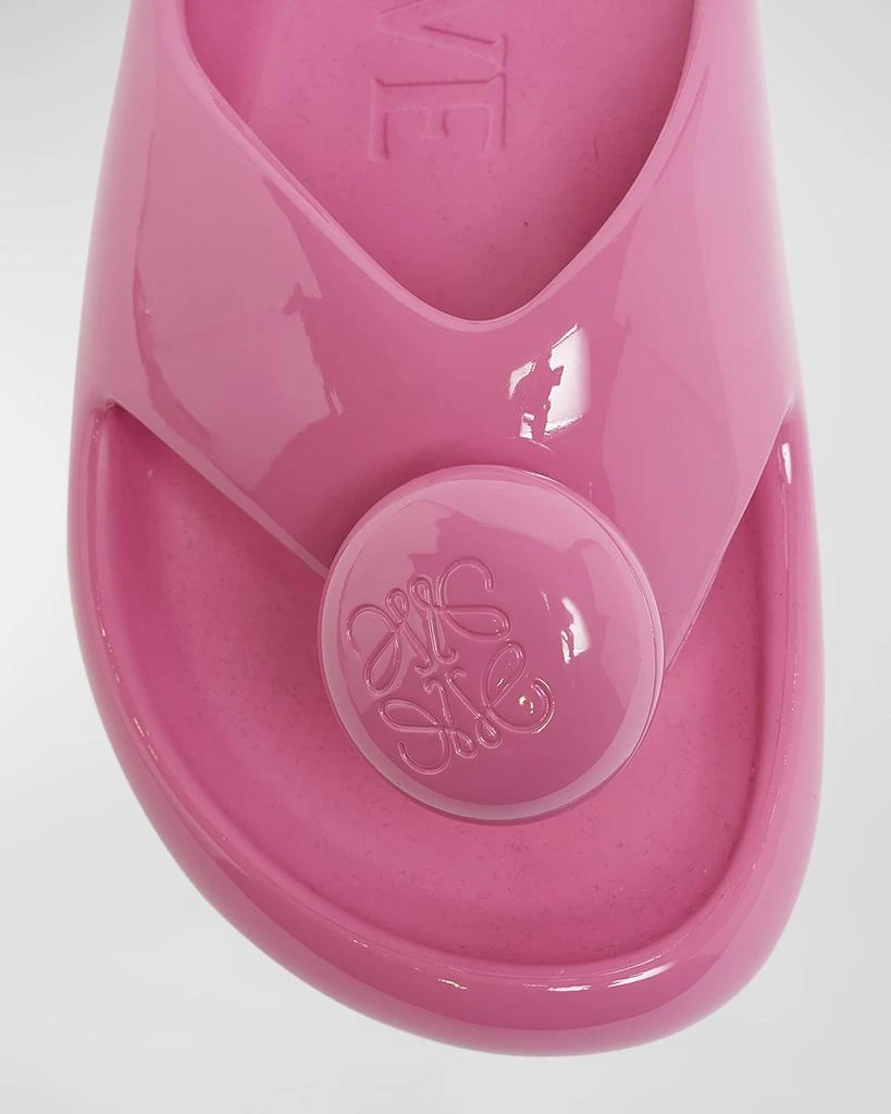 Loewe Pebble Foam Toe-Post Slide Sandals 5