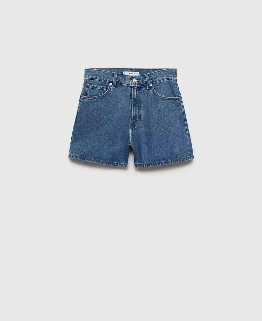 Mango Women's High-Rise Denim Shorts 4