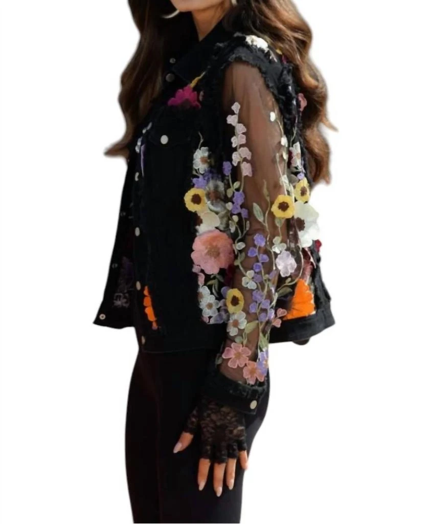 Adore Adore - Fleur Embroidered Denim Jacket 3