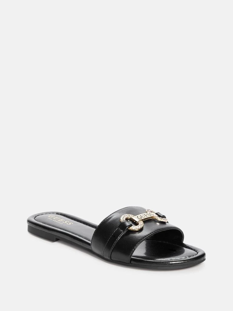 Guess Factory Lamera Logo Slide Sandals 7