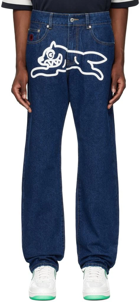 Icecream Blue Running Dog Jeans 1