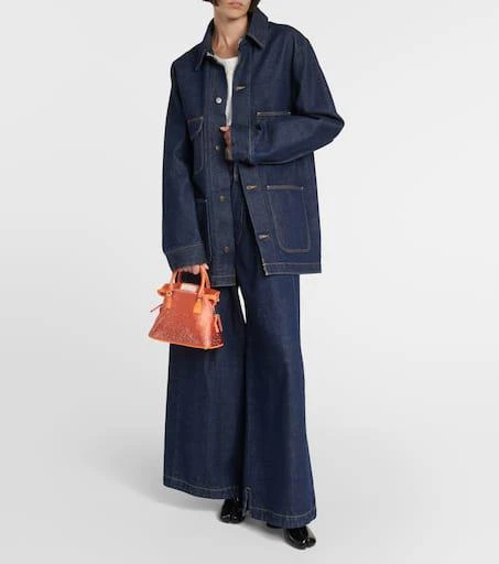 MAISON MARGIELA 5AC Classique Micro satin shoulder bag 5