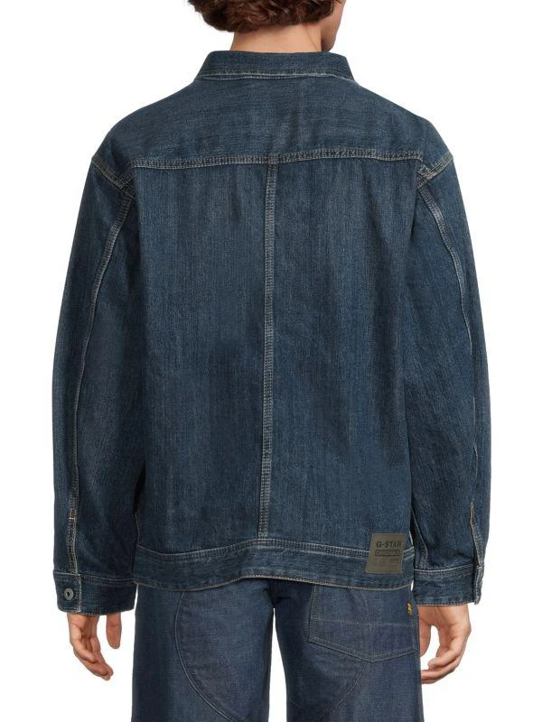 G-Star Oversized Faded Denim Trucker Jacket 2