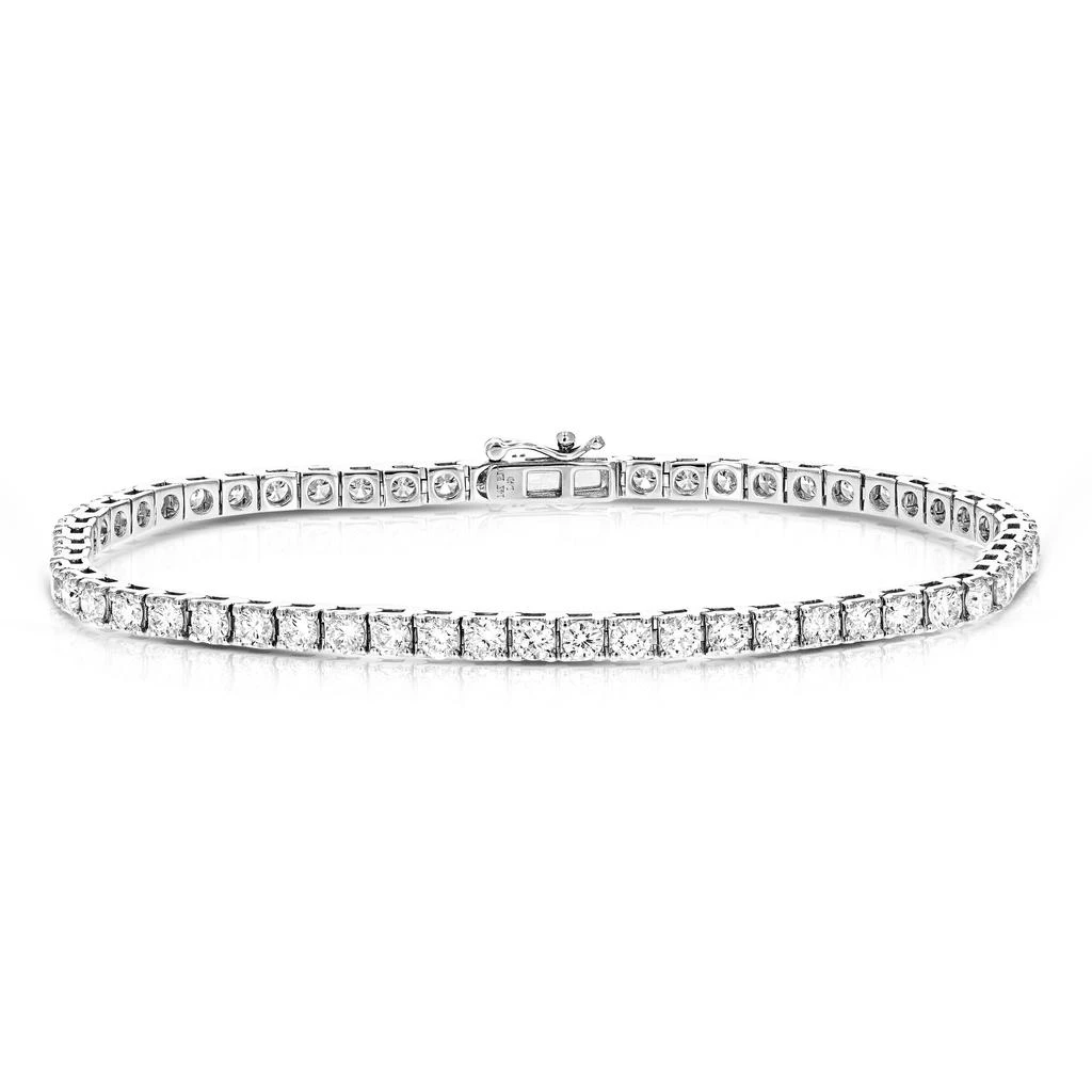 Vir Jewels 6 cttw Lab Grown Diamond Tennis Bracelet in 14K Gold 7 Inch For Women