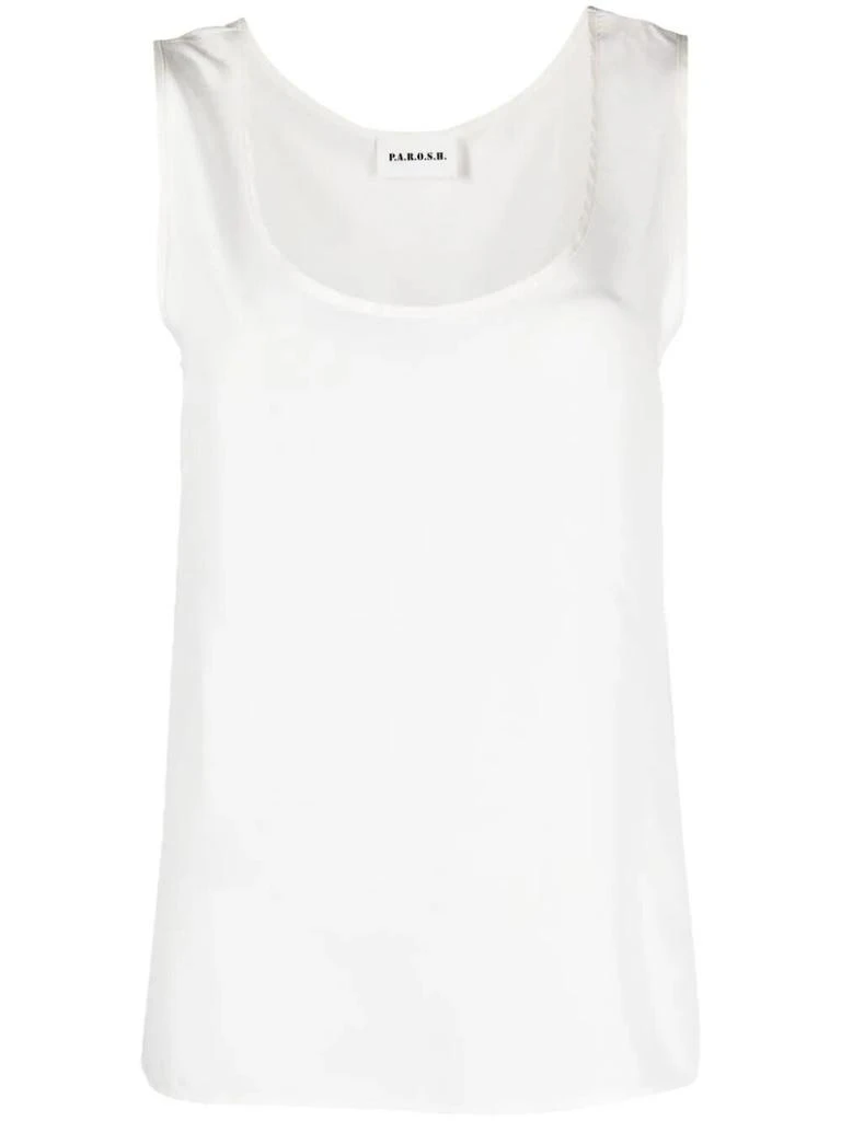 P.a.r.o.s.h. P.A.R.O.S.H. Sleeveless Blouse 1