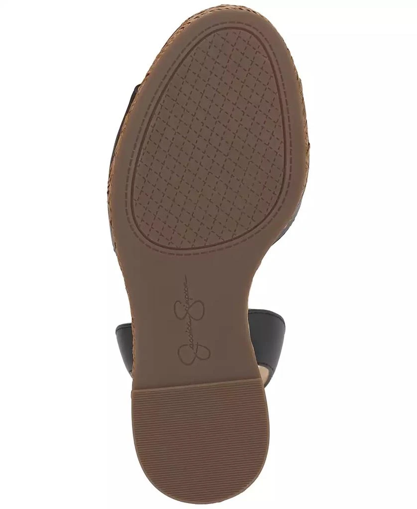 Jessica Simpson Women's Kamindi Ankle-Strap Platform Wedge Sandals 5