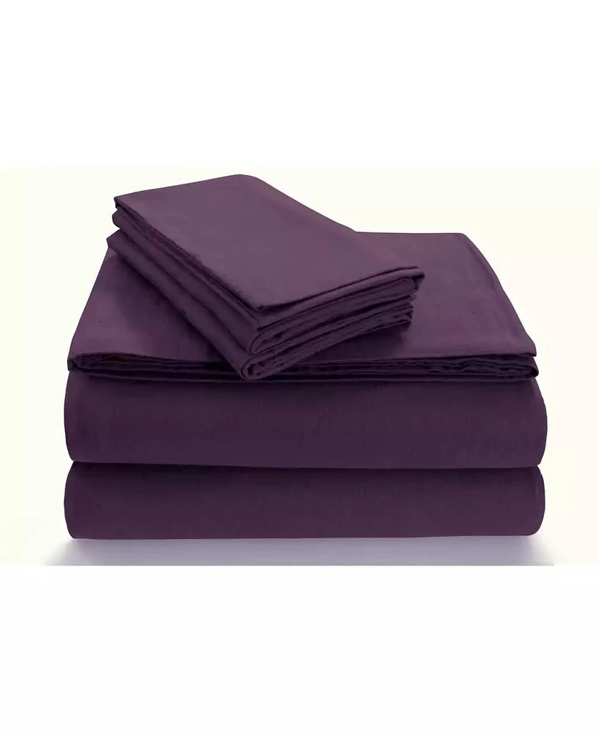 Tribeca Living Flannel Extra Deep Pocket Sheet Set, Twin 7