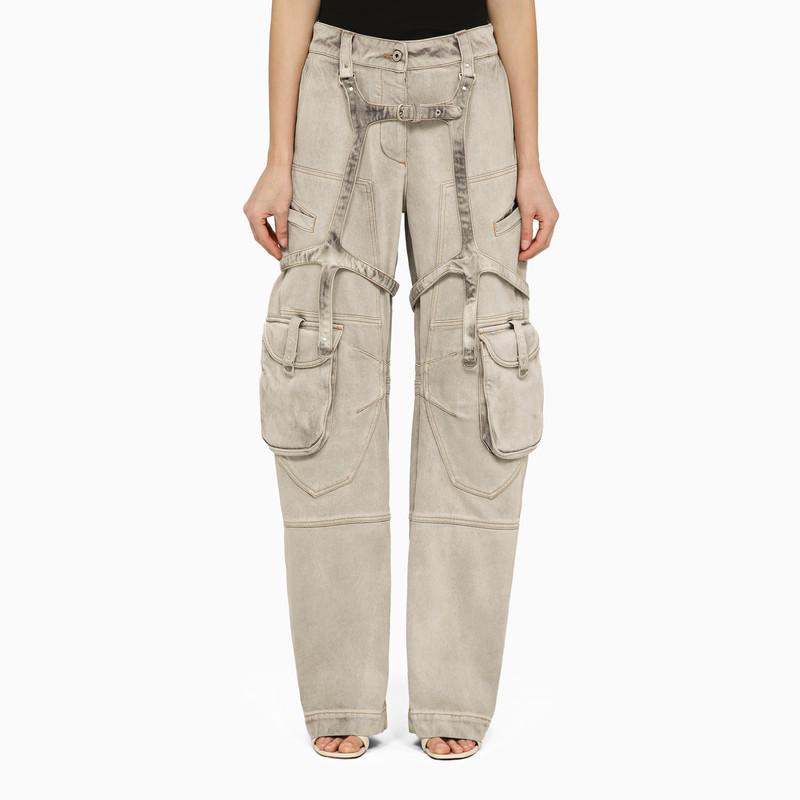 【関税&送料込】Off-White Black Washed Balloon Jeans Off-White BLACK WASHED BALLOON JEANS - Leggings - BeyondStyle