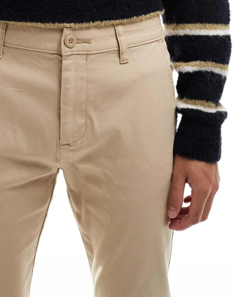 ASOS ASOS DESIGN skinny chinos in beige 4