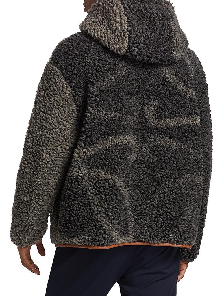 Loewe Fleece Hooded Logo Jacket - Shorts - Free Shipping