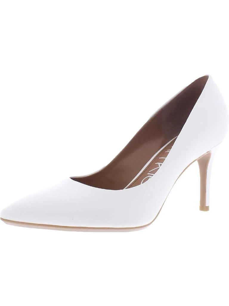 Calvin Klein Gayle Womens Leather Pointed Toe Heels 26