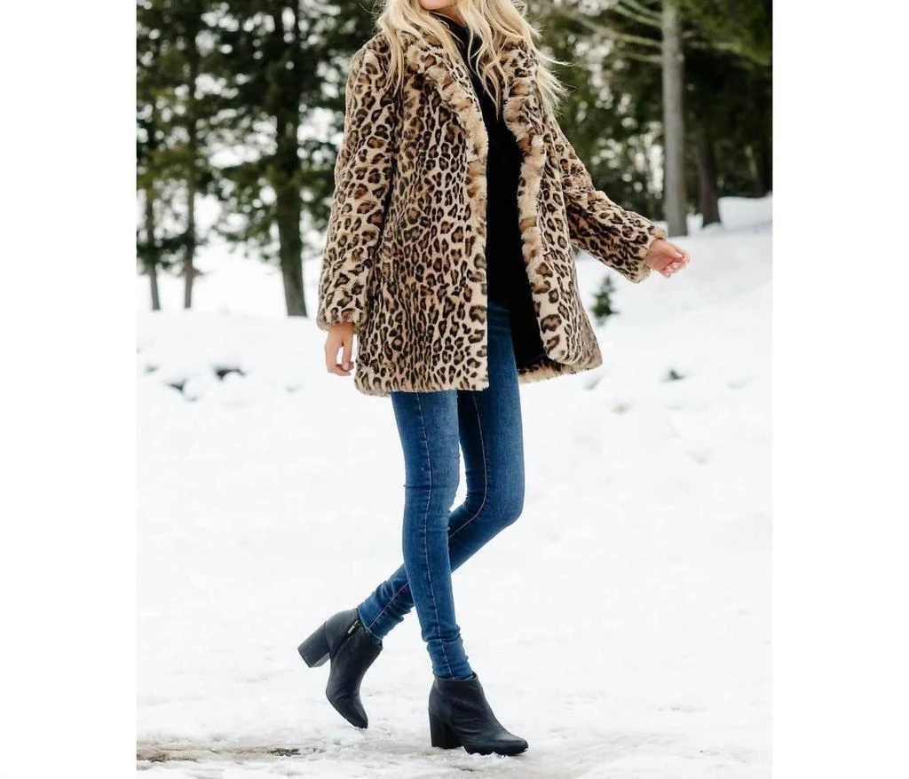 FABULOUS FURS Le Mink Jacket In Leopard 1