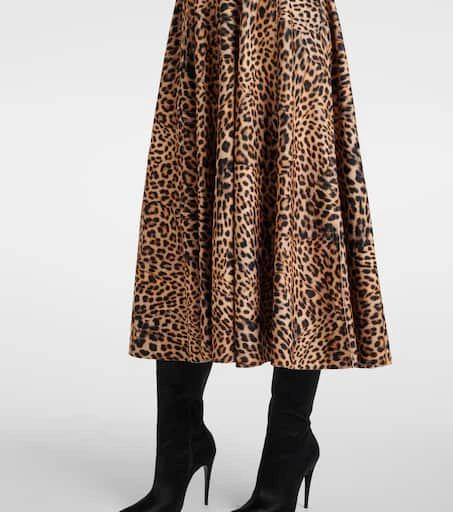 Norma Kamali Grace leopard-print maxi dress 5