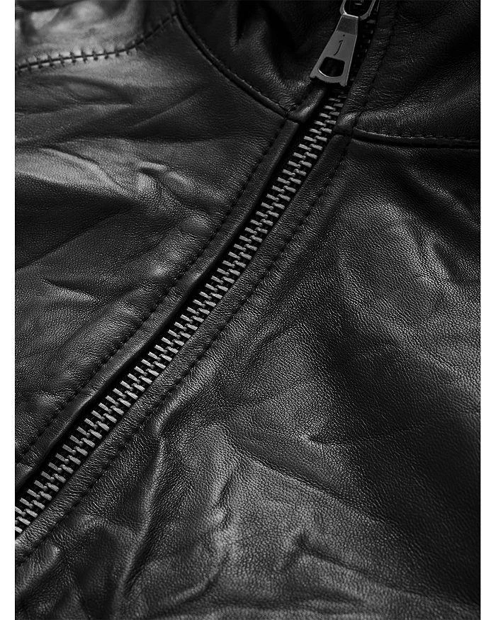 John Varvatos Ansel Crinkle Leather Jacket 4