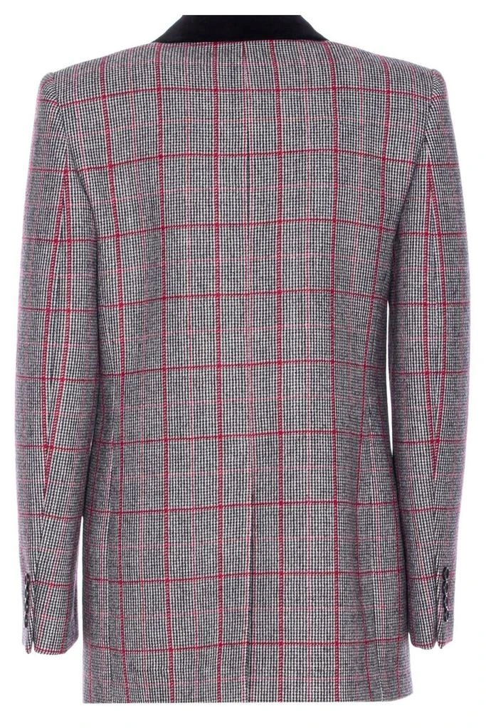 Chloé Chloé Tartan Motif Double-Breasted Blazer 2