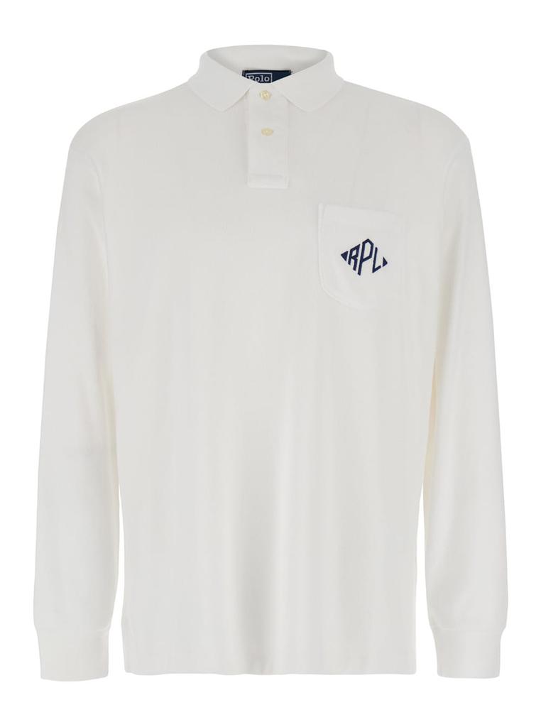 Shop Classic Fit Monogram Terry Polo Shirt on Sale at