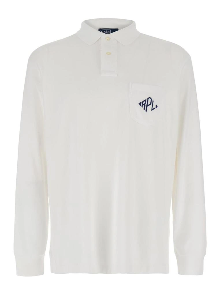 Ralph Lauren Classic Fit Monogram Terry Polo Shirt 1