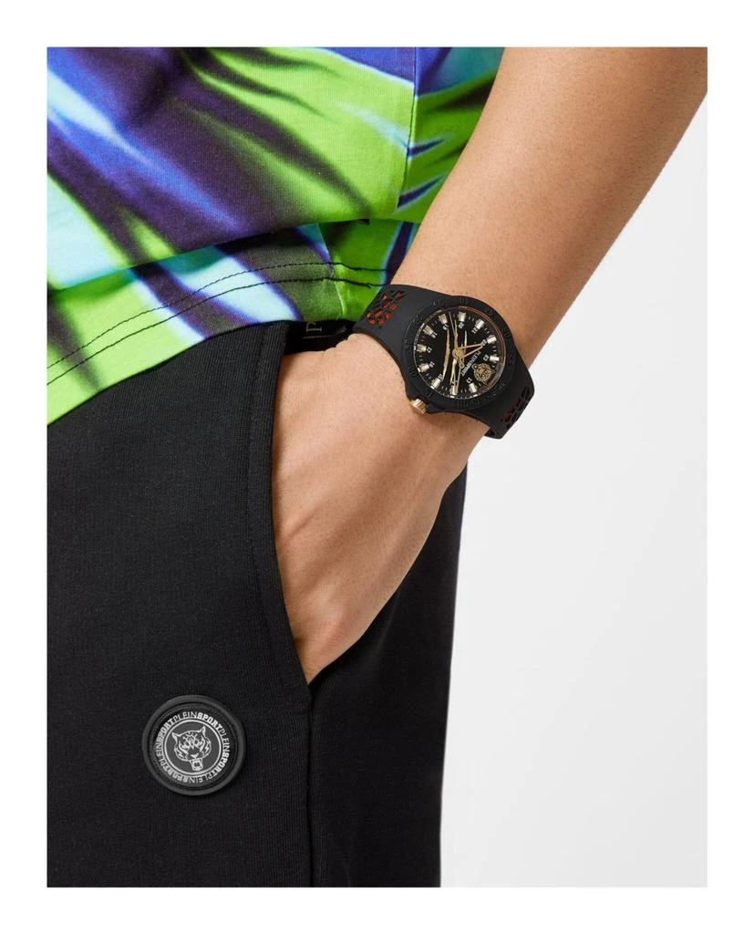 Plein Sport Thunderstorm Silicone Watch 5