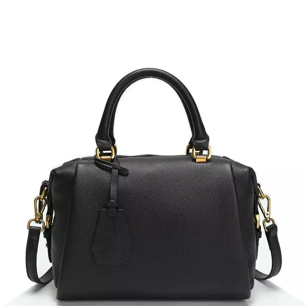 SUSU Women's Pebbled Leather Top Handle Satchel Bag Structured Crossbody Purse Handbag