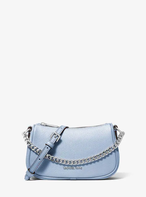 Michael Kors Carmela Small Pebbled Leather Crossbody Bag