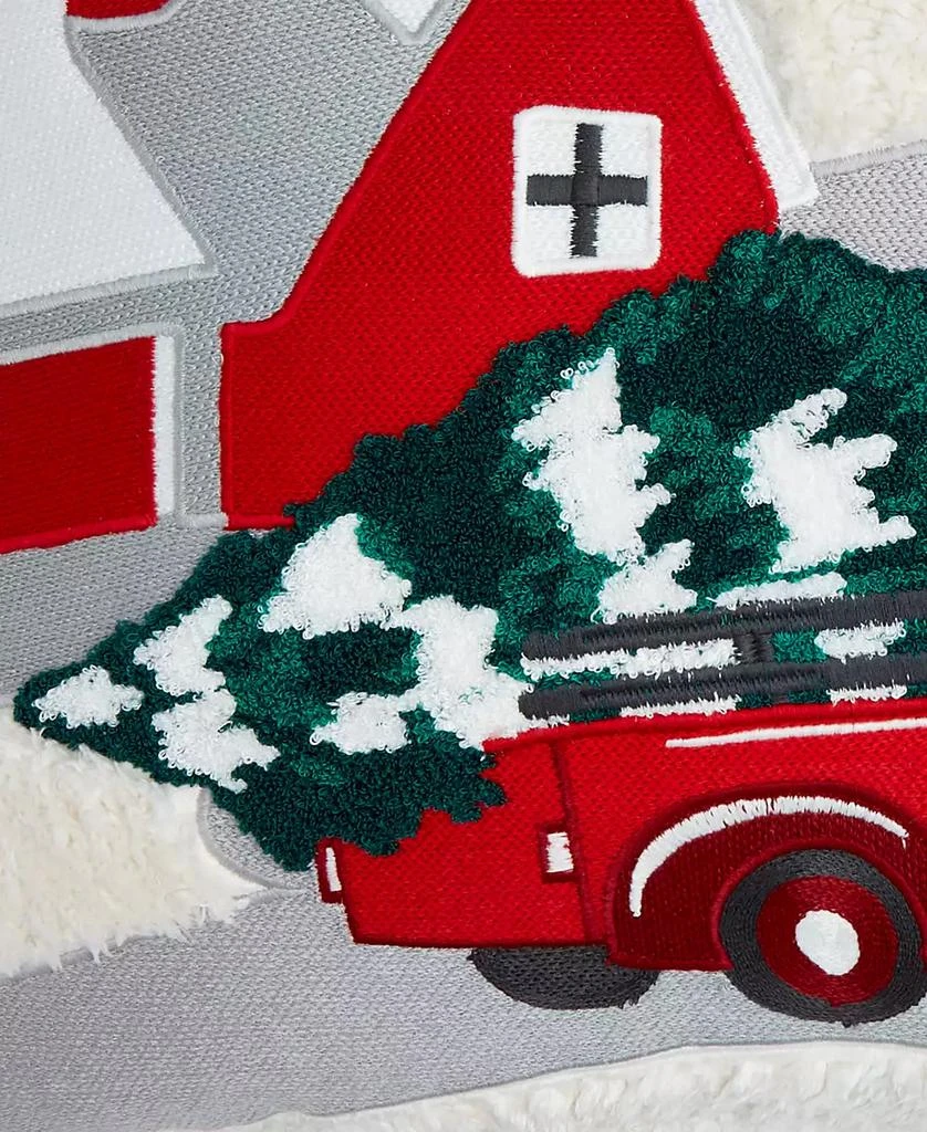 Martha Stewart Tree Truck Decorative Pillow, 16" x 20", Exclusively at Macy’s 2