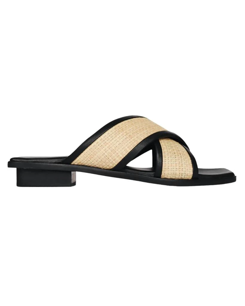 Bembien Women's Aman Slide In Black Raffia 1