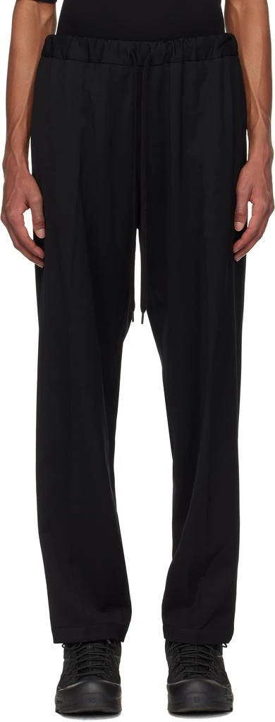 MM6 Black Tailoring Wool Trousers 1