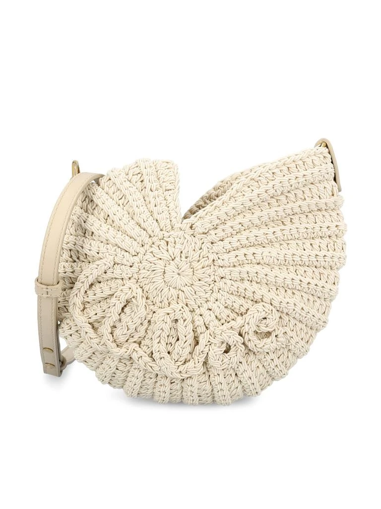 Chloé Chloé Logo Detailed Woven Crossbody Bag 1