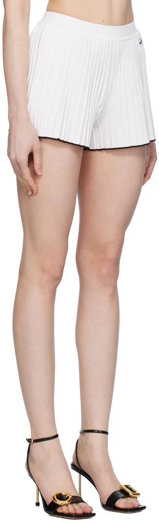 Jacquemus White Les Sculptures 'Le short maille plissé' Shorts 2