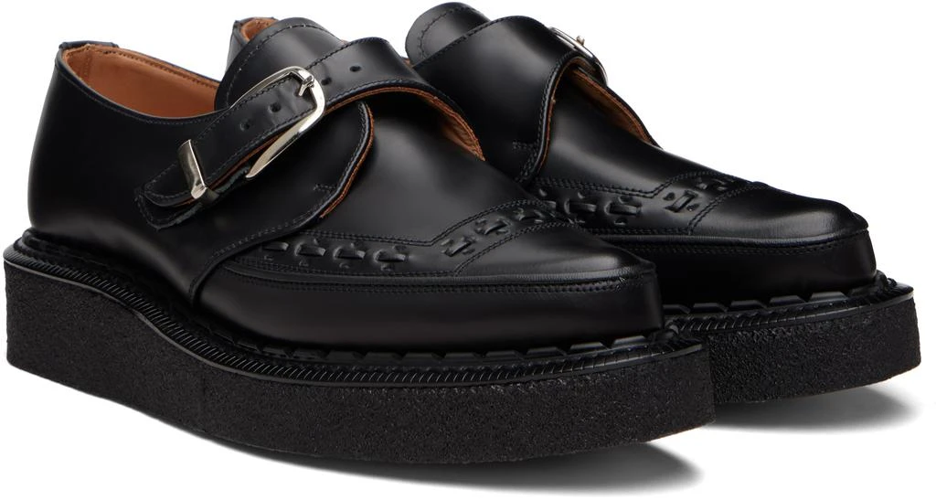 George Cox Black Diano Monkstraps 4