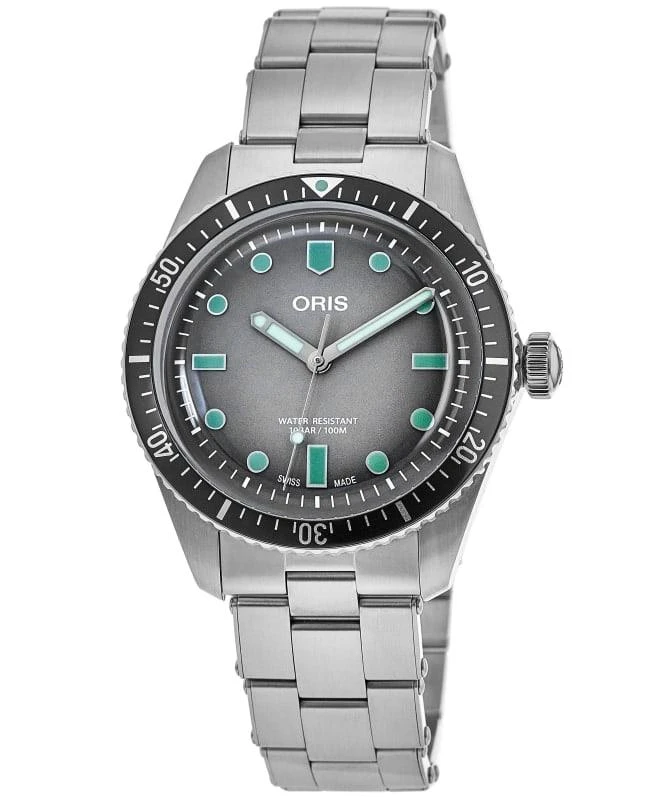 Oris Divers Sixty-Five Automatic Grey Dial Steel Men
s Watch 01 733 7707 4053-07 8 20 18