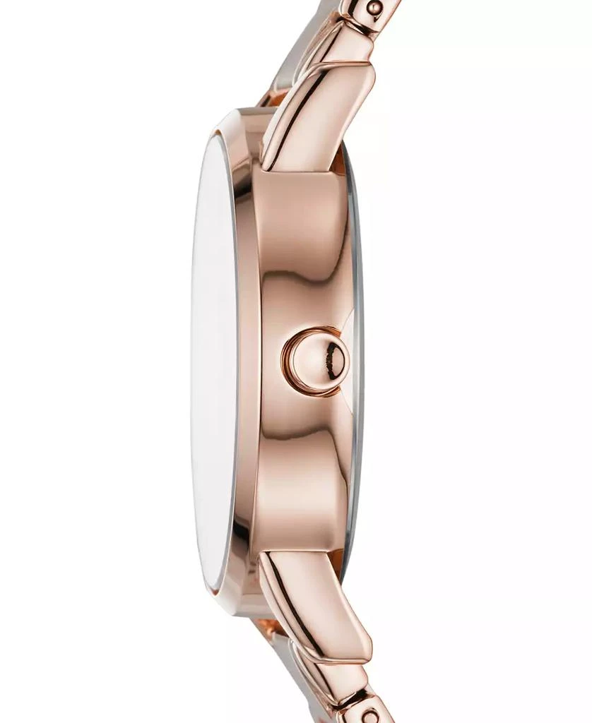 DKNY Women's Soho Rose Gold-Tone Stainless Steel Bracelet Watch 34mm 3