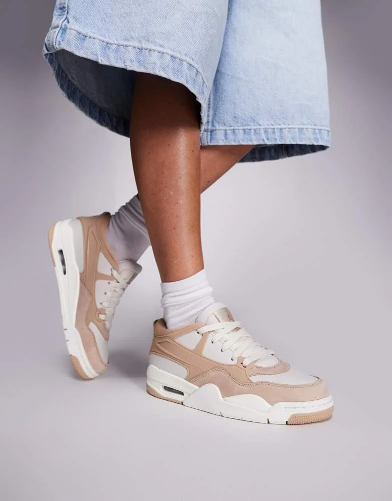 Jordan Nike Air Jordan 4 RM trainers in beige and white 1