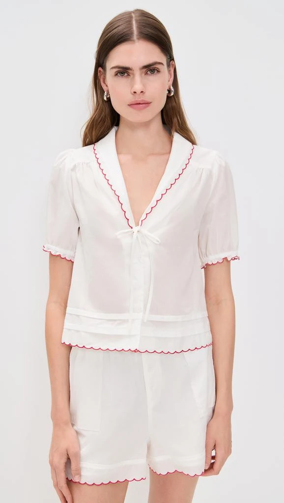Wayf Elena Embroidered Top 6