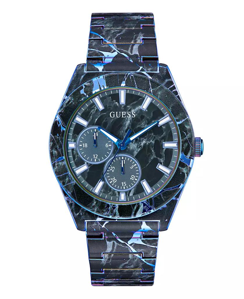 GUESS Men's Black Multi-function Watch, 44mm