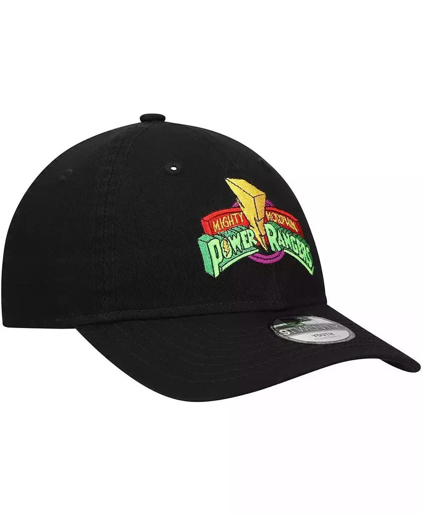 New Era Big Boys Black Power Rangers 9Twenty Adjustable Hat 3