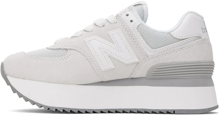 New Balance Gray 574+ Sneakers 3