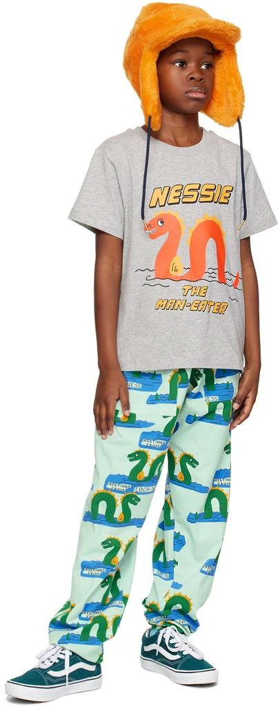 Mini Rodini Kids Gray 'Nessie' T-Shirt 4