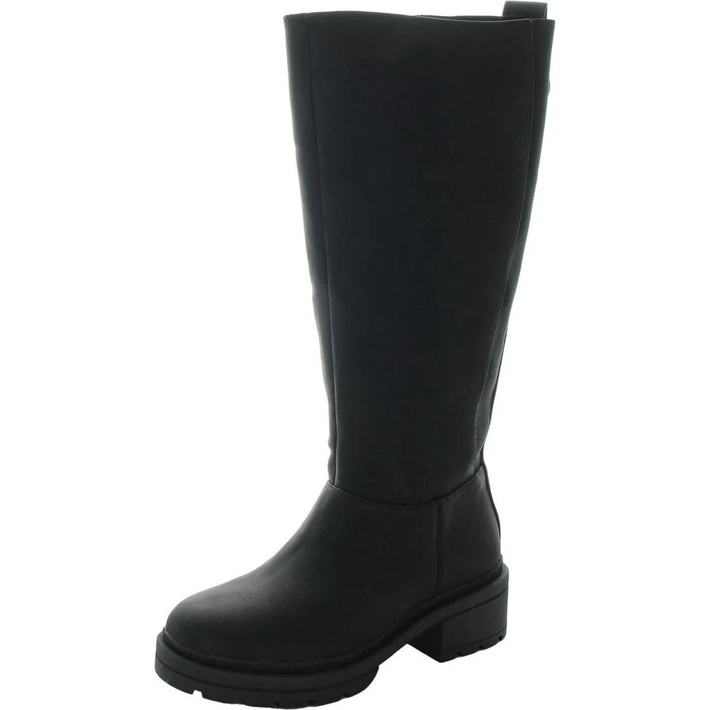 Rocket Dog Womens Zipper Faux Leather Knee-High Boots 1