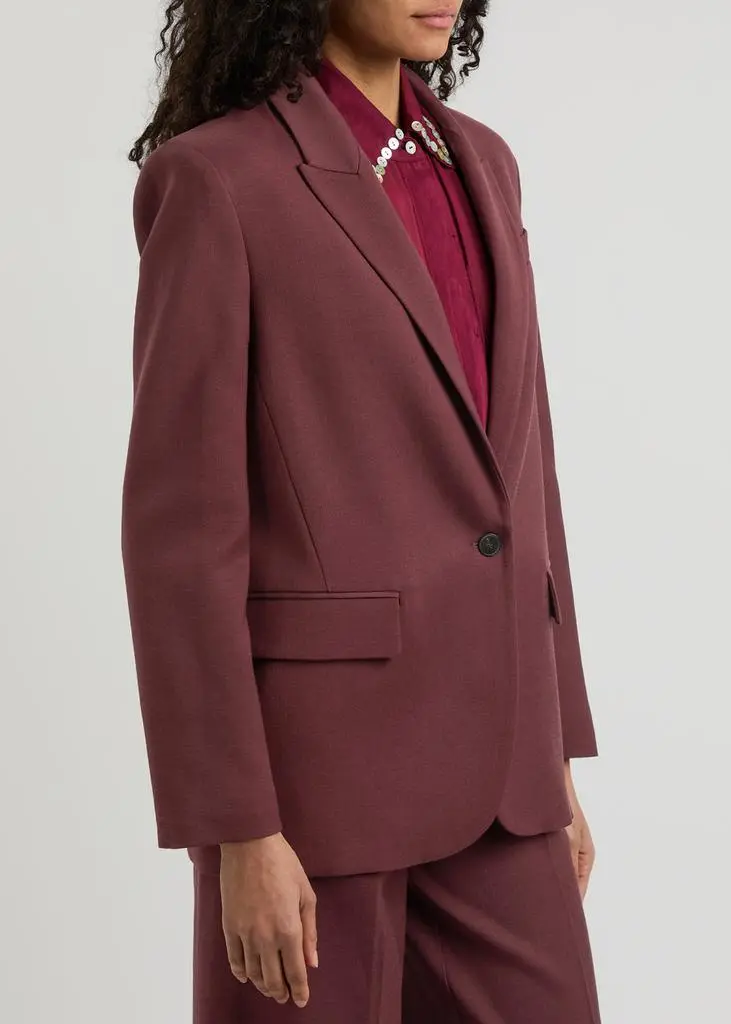 FORTE_FORTE Woven blazer 2