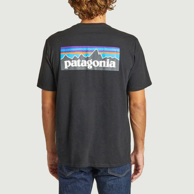 Patagonia M's P-6 Logo Responsibili T-shirt BLACK PATAGONIA 3
