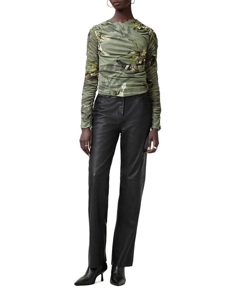 ALL SAINTS Hanako Printed Mesh Top 7