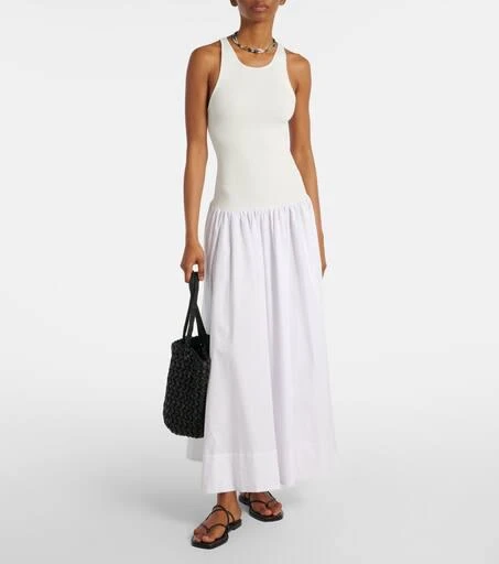 Staud Yamila gathered maxi dress 2